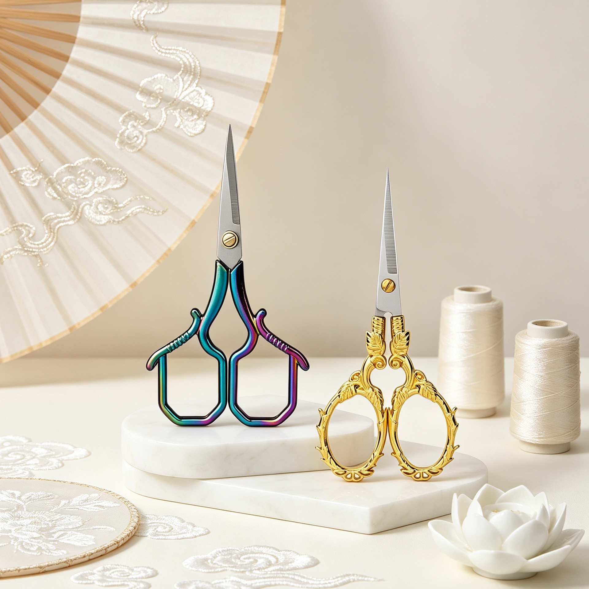 Scissors Stainless Craft - 1/2PCS,Vintage Tailor Scissors Sharp Embroidery Fabric