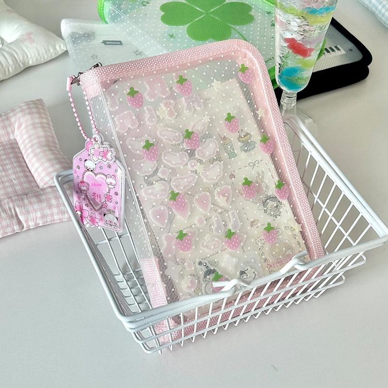 Office Stationery And Supply - Cute Clover Strawberry Wings Stationery Storage