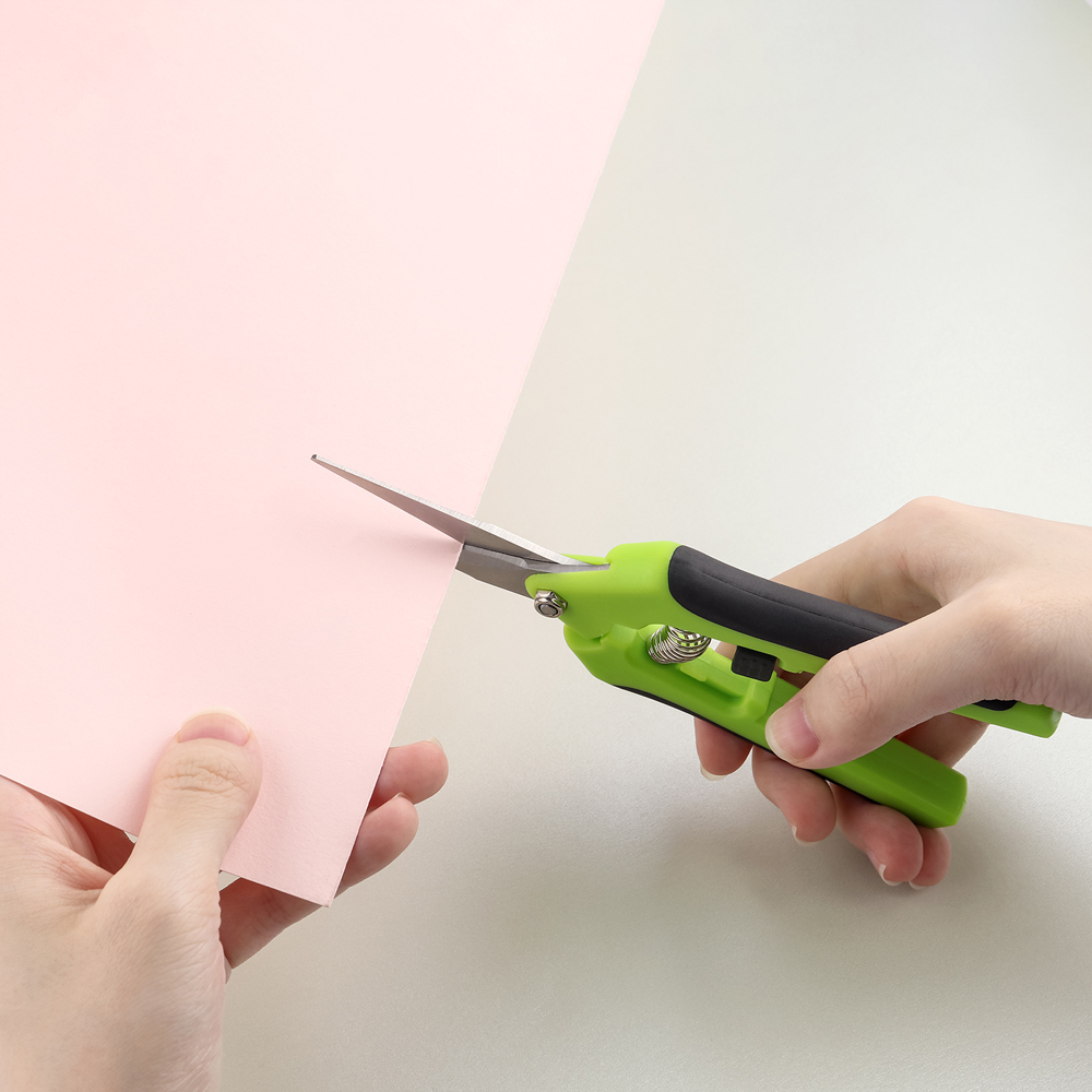 1Pcs Spring-Loaded Craft Shear - Scissors Stainless Craft ulasan dan harga