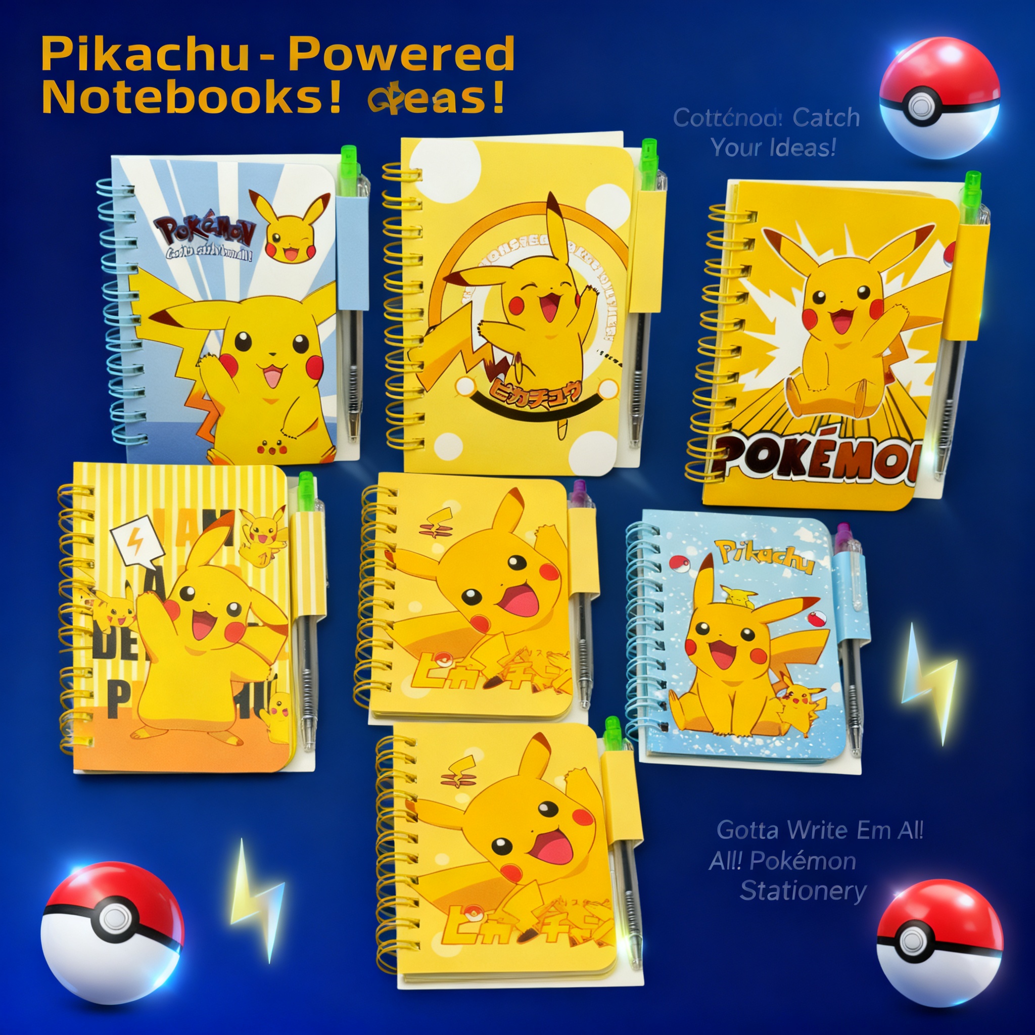 Pokemon Pikachu Cute Cartoon N - Office Stationery And Supply ulasan dan harga
