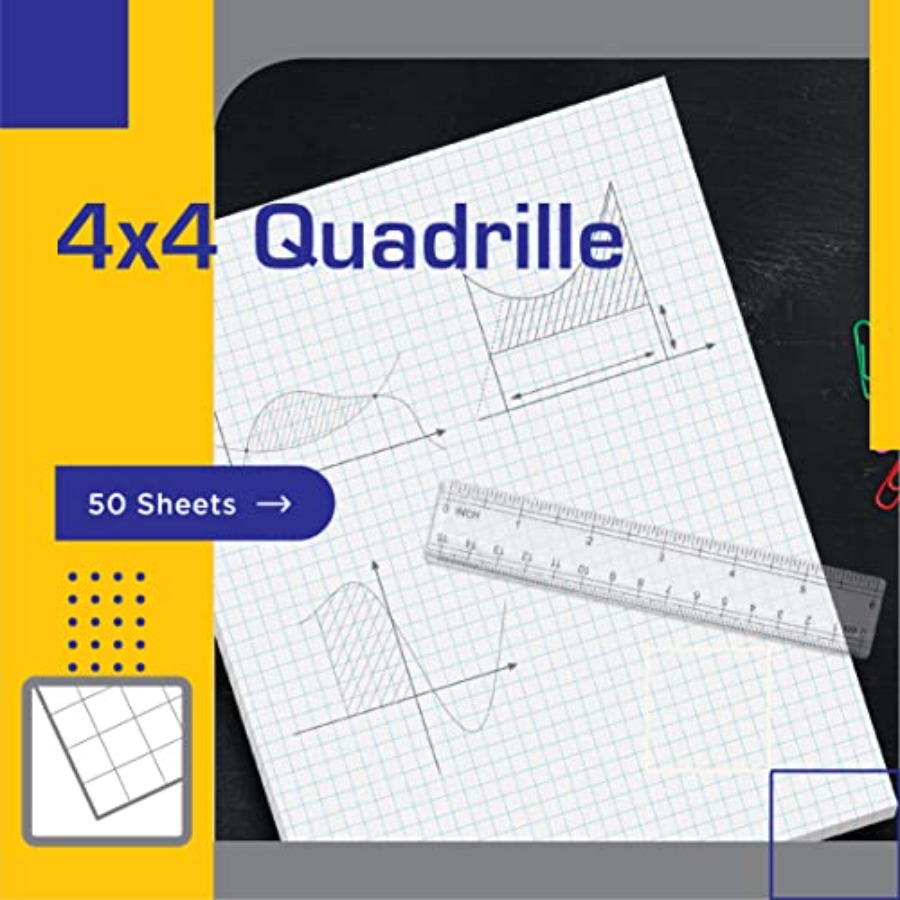 Graph Paper Pad 8.5 x 11 50 Sh - Graph Paper Pad ulasan dan harga