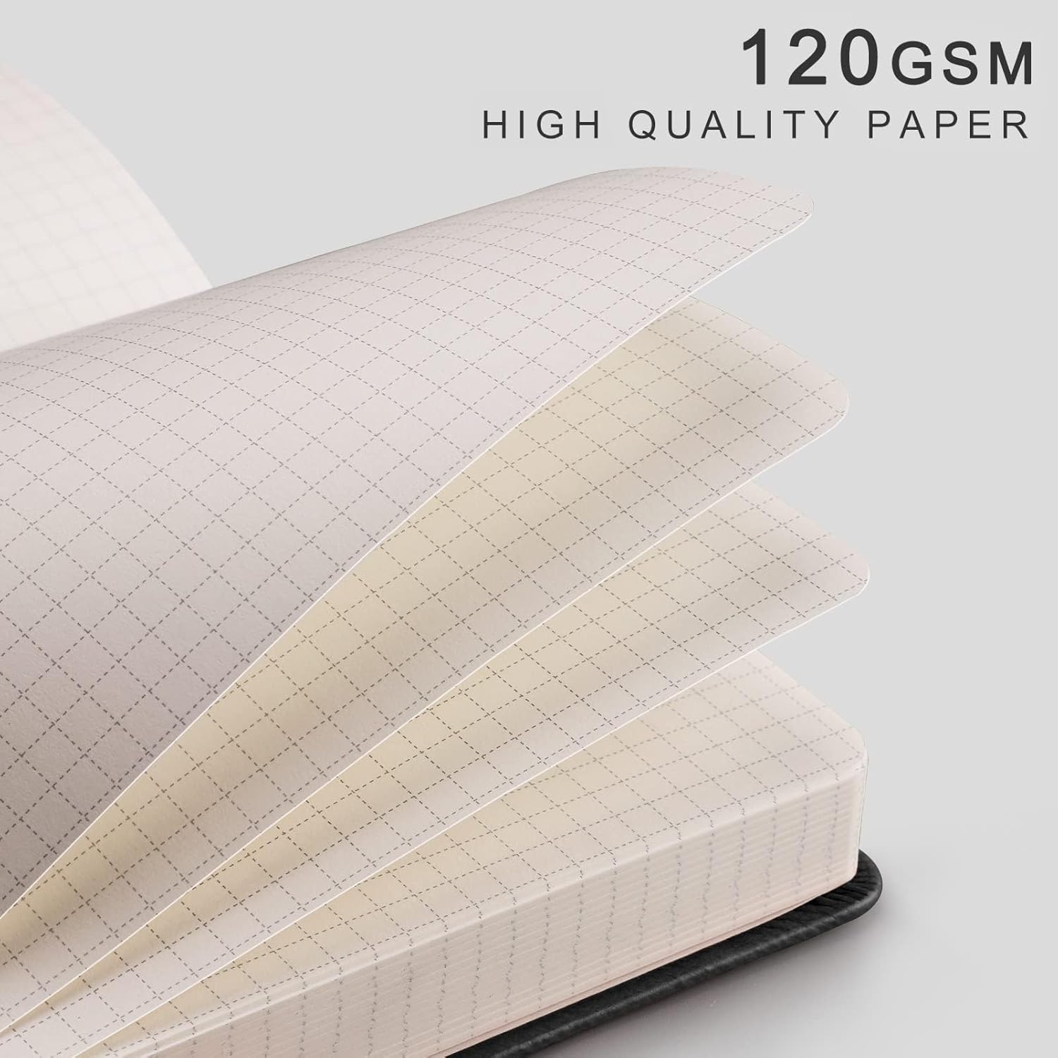 A5 Graph Notebook 256 Pages Ha - Journal Leather Hardcover ulasan dan harga