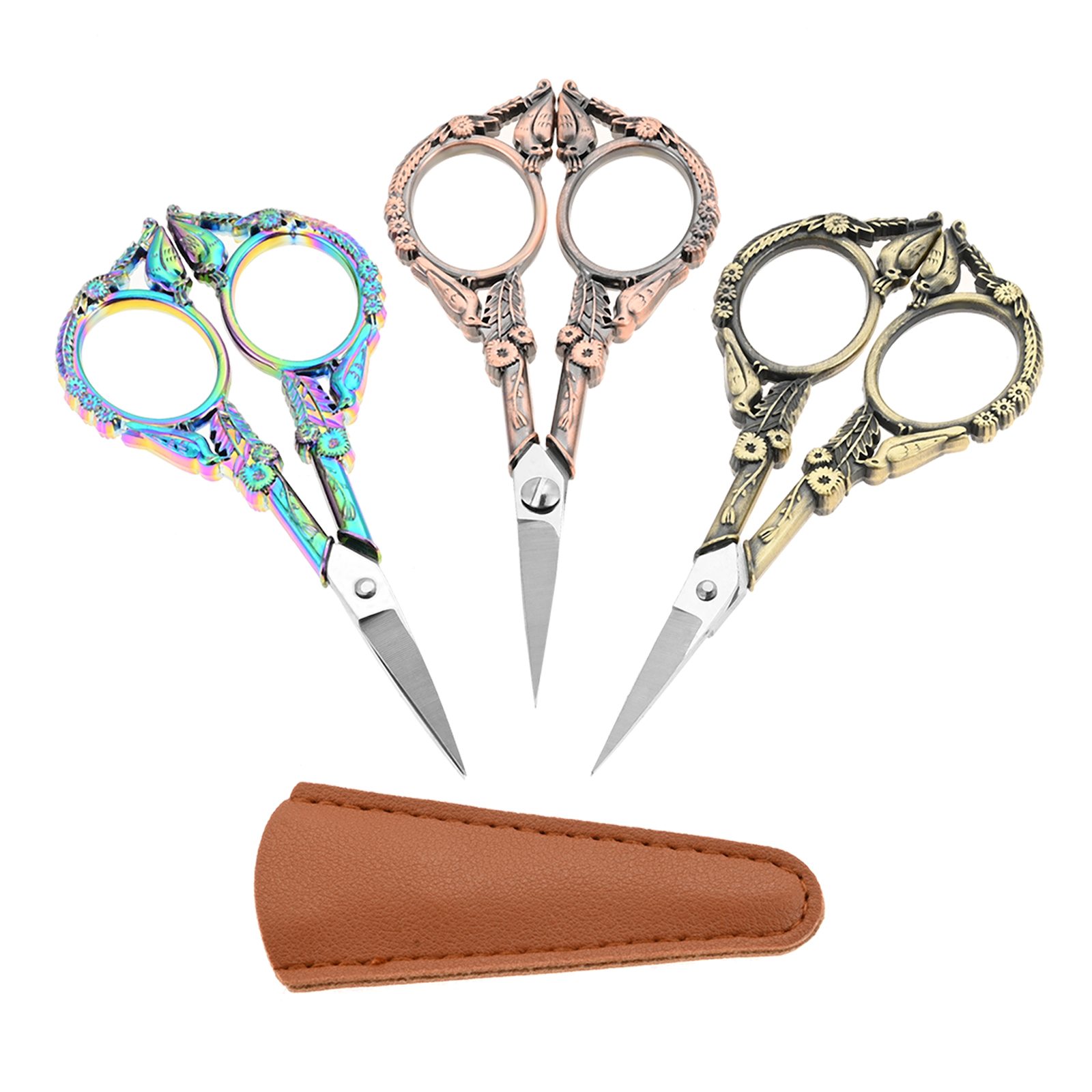 Retro Embroidery Scissors with - Scissors Stainless Craft ulasan dan harga