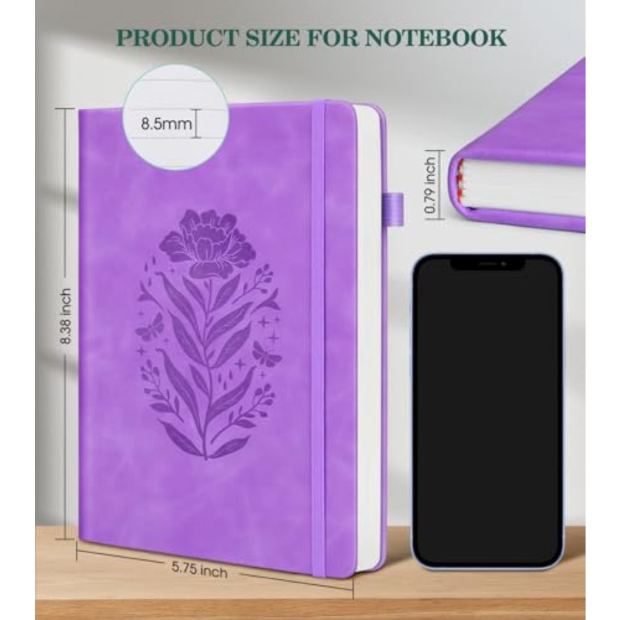 Lined Journal Notebook for Wom - Journal Leather Hardcover ulasan dan harga