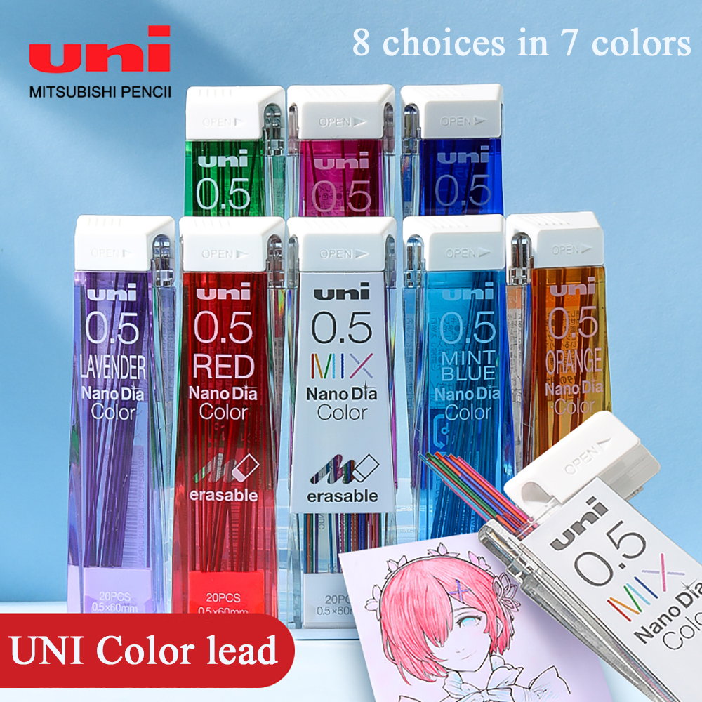 Japan Uni Nano Dia Color 202ND - Mechanical Pencil Lead ulasan dan harga