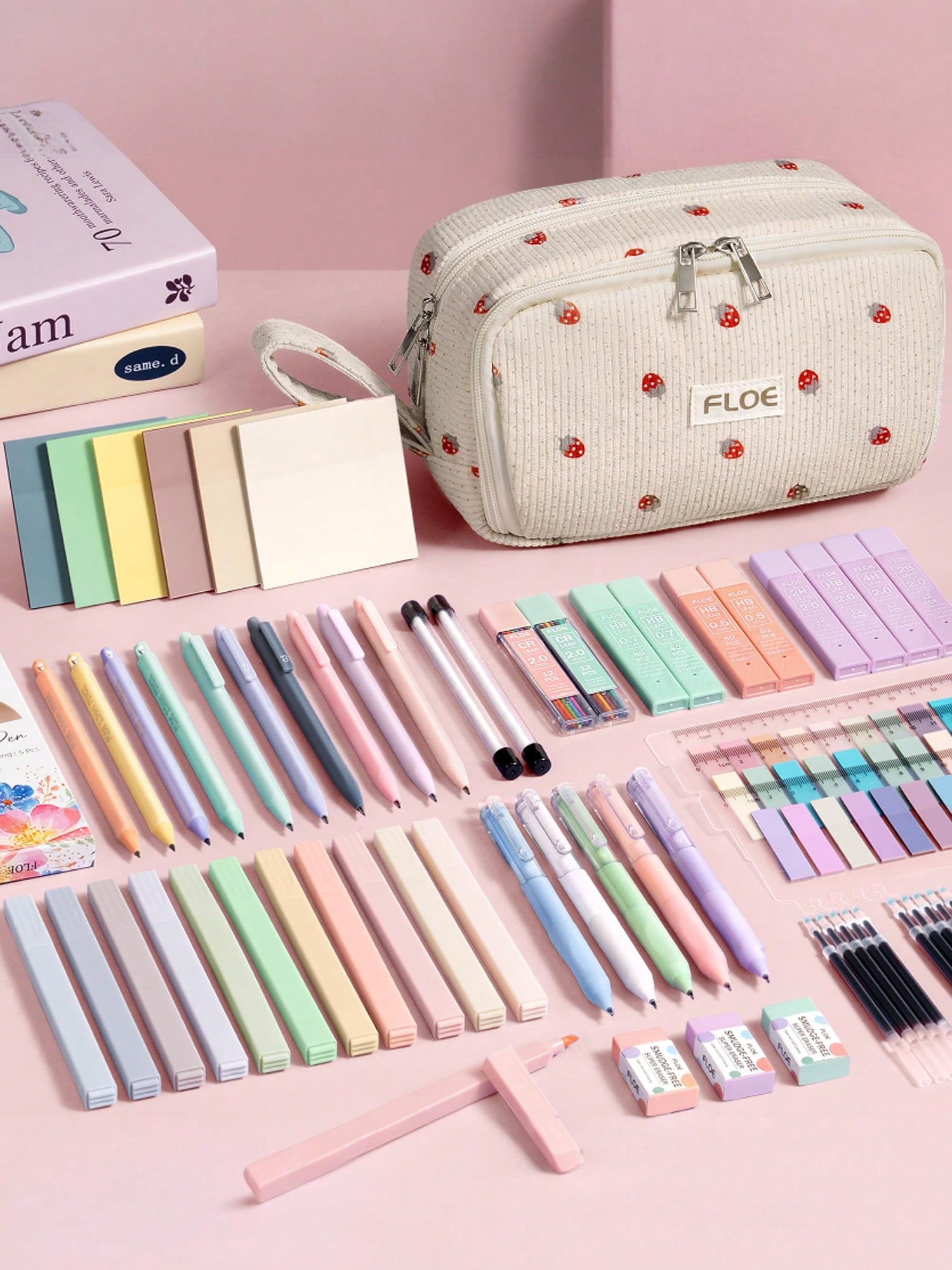 62PCS Large Capacity Pencil Po - Gel Ink Pen Set ulasan dan harga