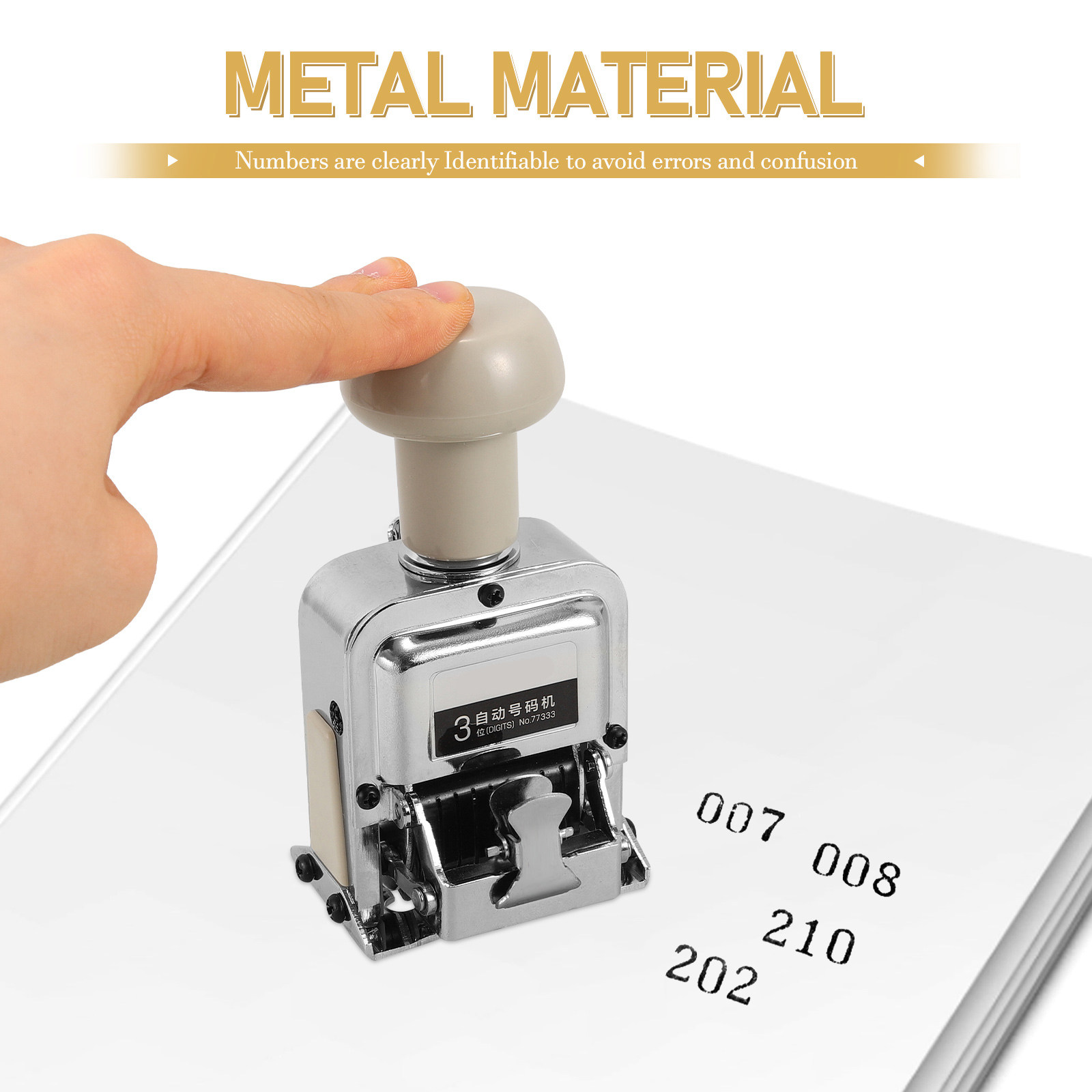 Automatic Number Stamp Portabl - Self Inking Stamp ulasan dan harga