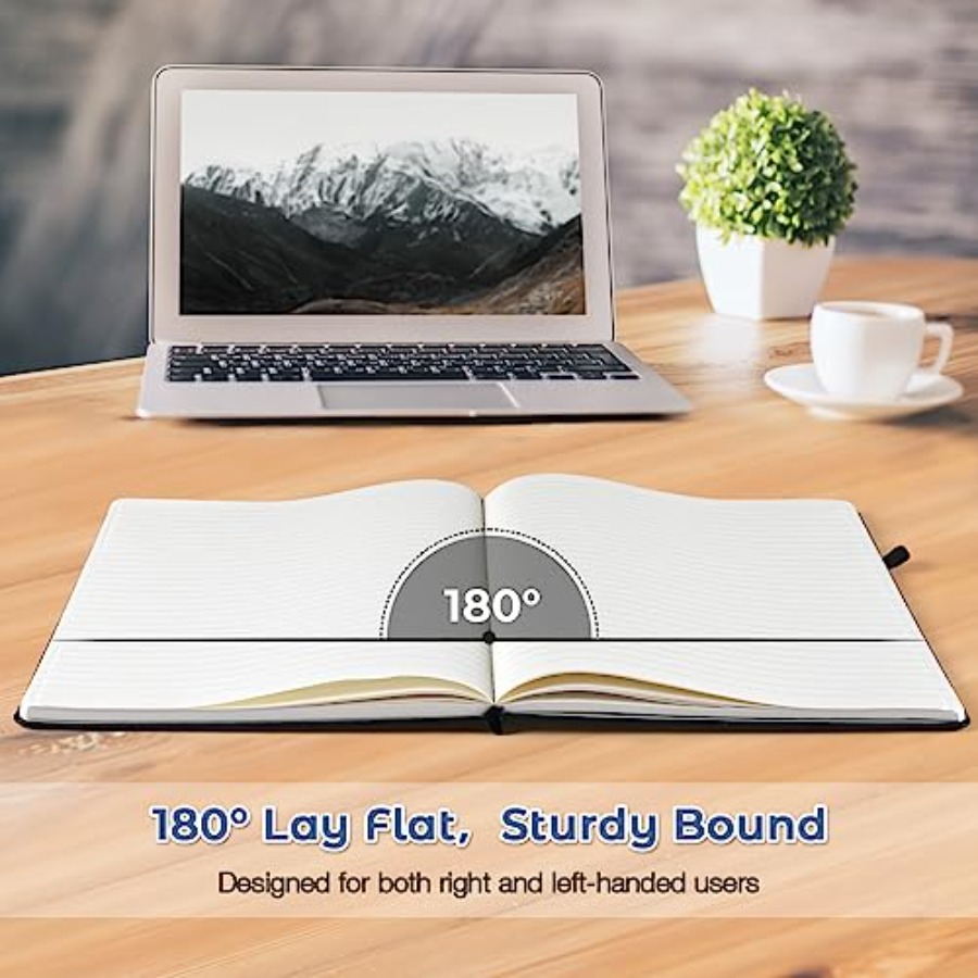 College Ruled Notebook, A4 Har - Journal Leather Hardcover ulasan dan harga