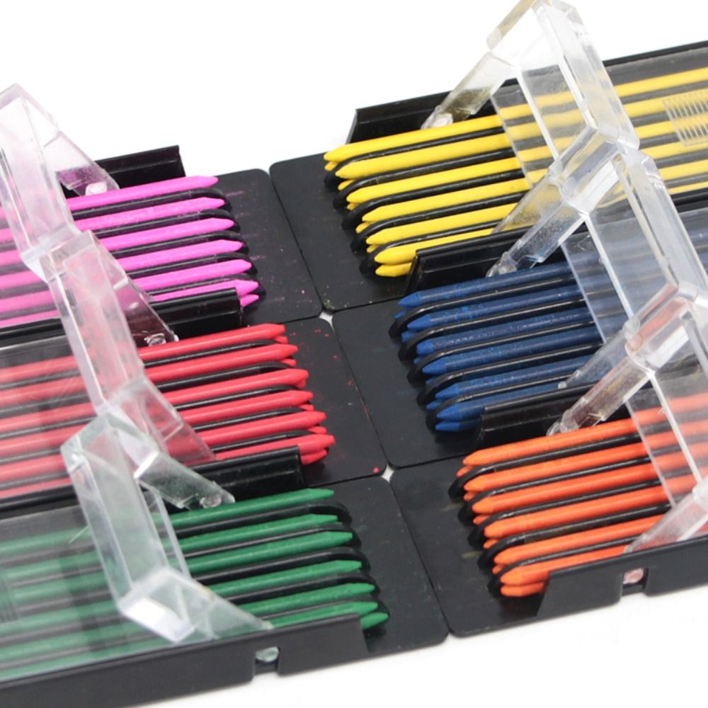 12PCS/Box 2.0mm HB Multi-color - Mechanical Pencil Lead ulasan dan harga