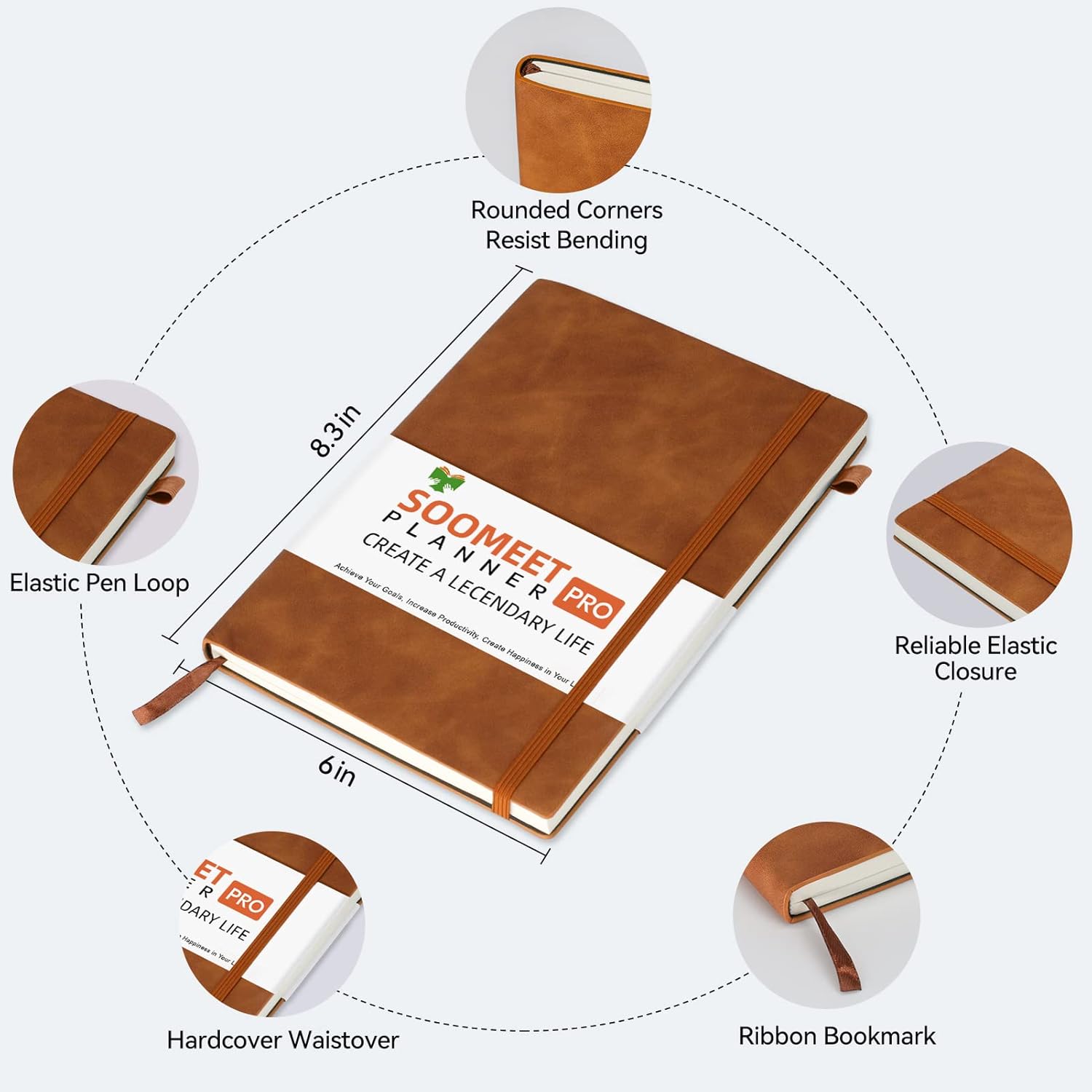 A5 Leather Journal Notebook 20 - Journal Leather Hardcover ulasan dan harga