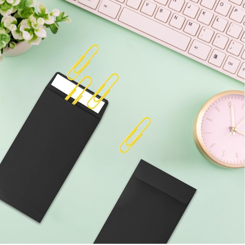 50pcs Envelopes Kraft Black fo - Letter Envelope Kraft ulasan dan harga