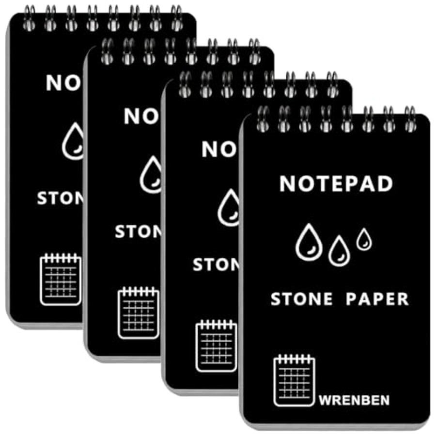 4PCS Waterproof Spiral Noteboo - Graph Paper Pad ulasan dan harga