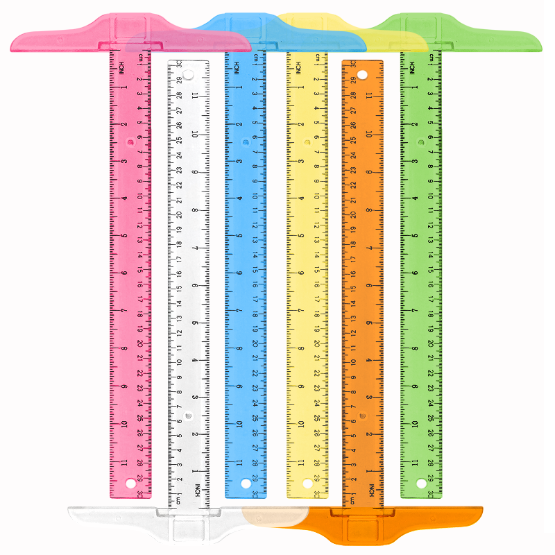 1Pc T-shaped Double Side Scale - Office Stationery And Supply ulasan dan harga
