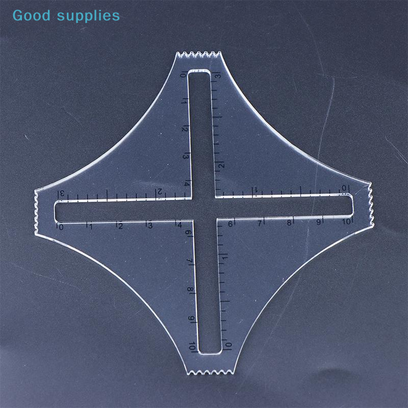 nimbleAcrylic Transparent Dens - Ruler Set Transparent ulasan dan harga