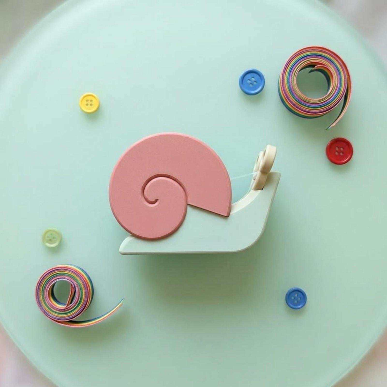 Snail-Shaped Tape Dispenser Pi - Office Stationery And Supply ulasan dan harga