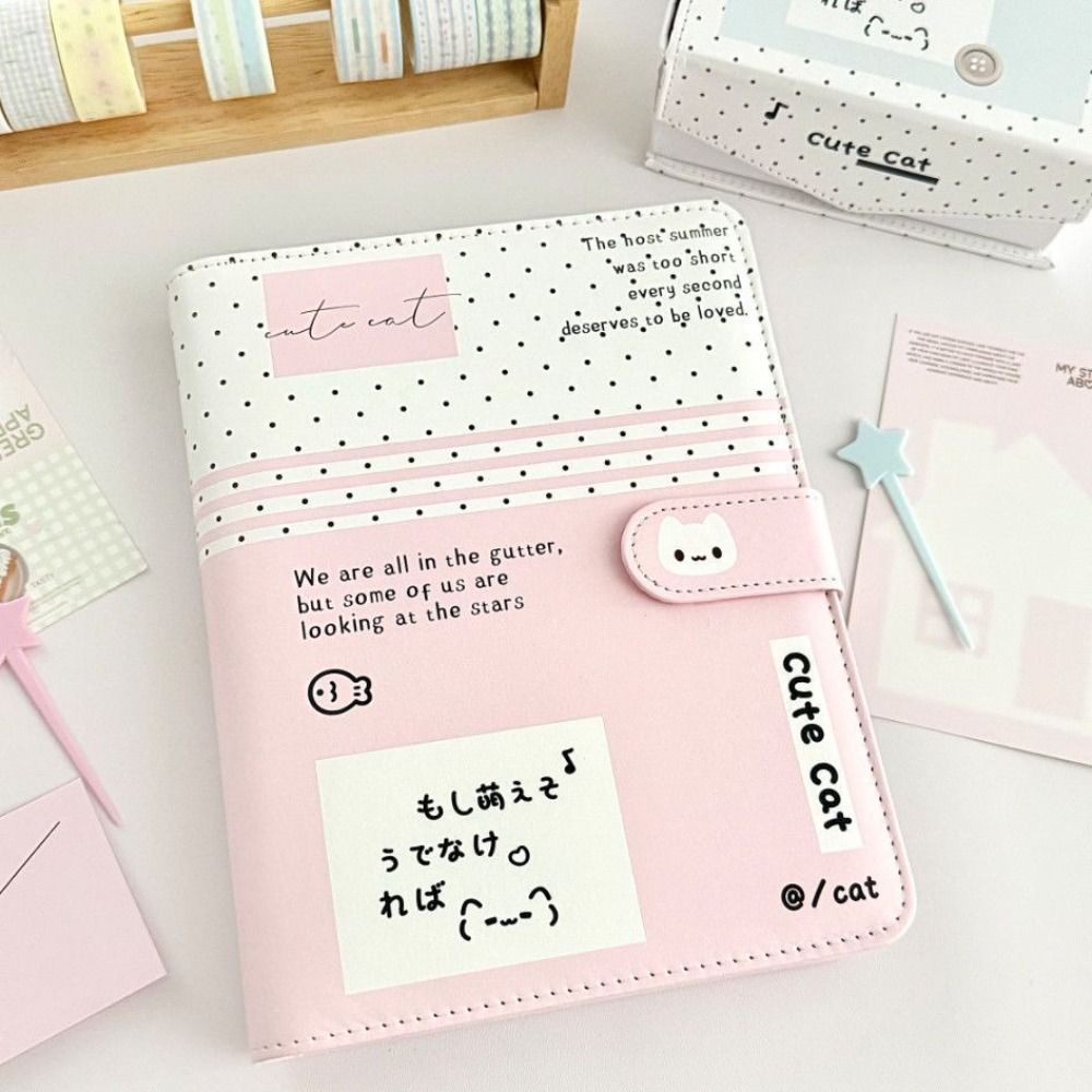 Kawaii A5 Loose-leaf Notebook  - Notebook Dotted A5 ulasan dan harga