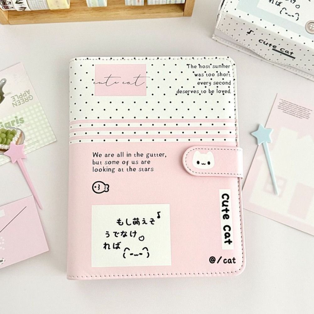 Kawaii A5 Loose-leaf Notebook  - Notebook Dotted A5 ulasan dan harga