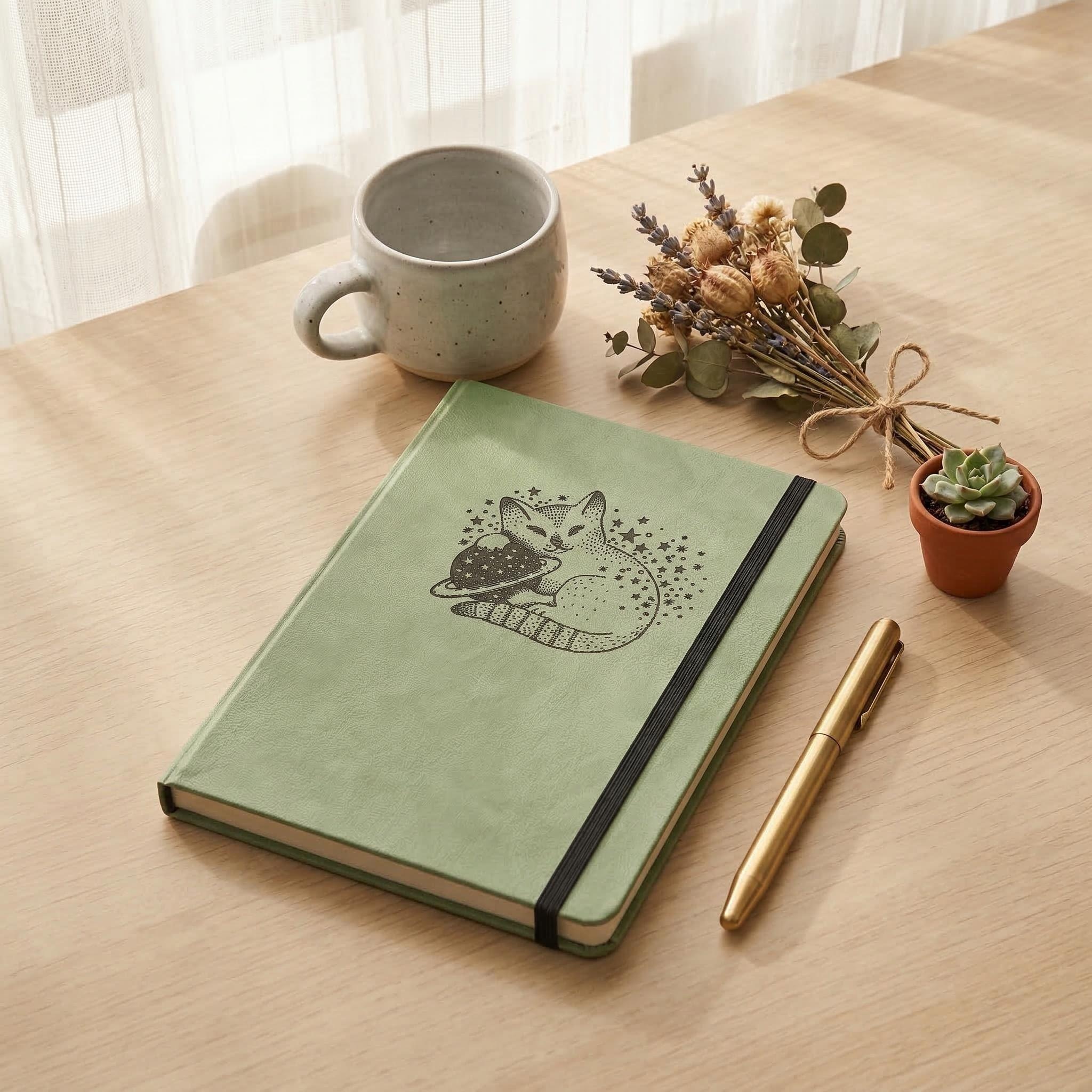 Cute Cat Planet A5 Dotted Note - Notebook Dotted A5 ulasan dan harga