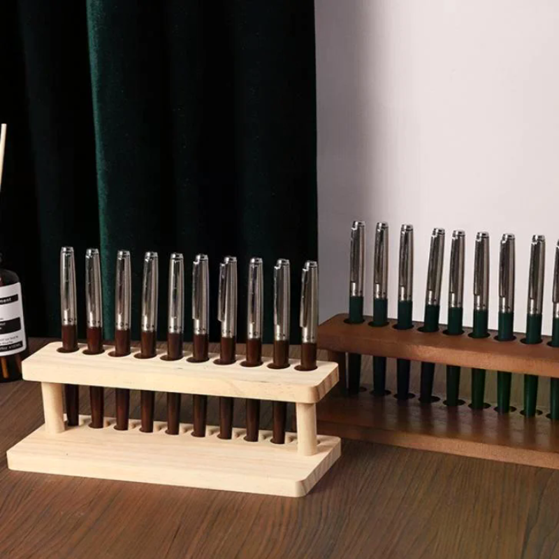 Walnut Wood Test Tube Rack Mul - Office Stationery And Supply ulasan dan harga