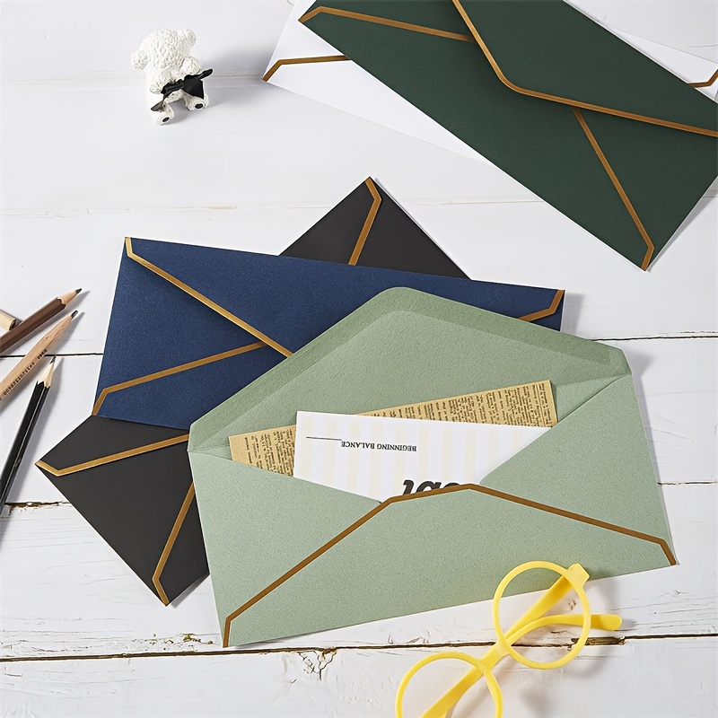 10 PCS  High-end Black Envelop - Letter Envelope Kraft ulasan dan harga