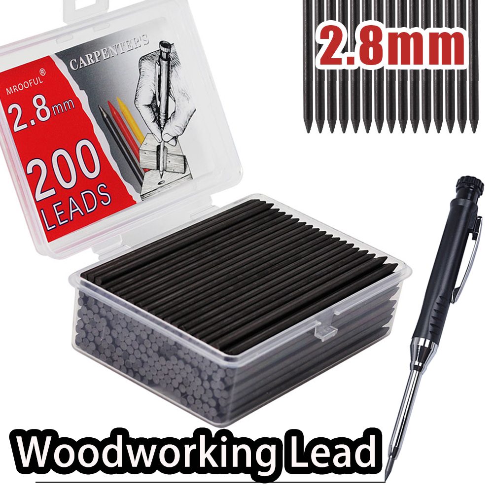 Large Capacity 2.8mm Woodworki - Mechanical Pencil Lead ulasan dan harga