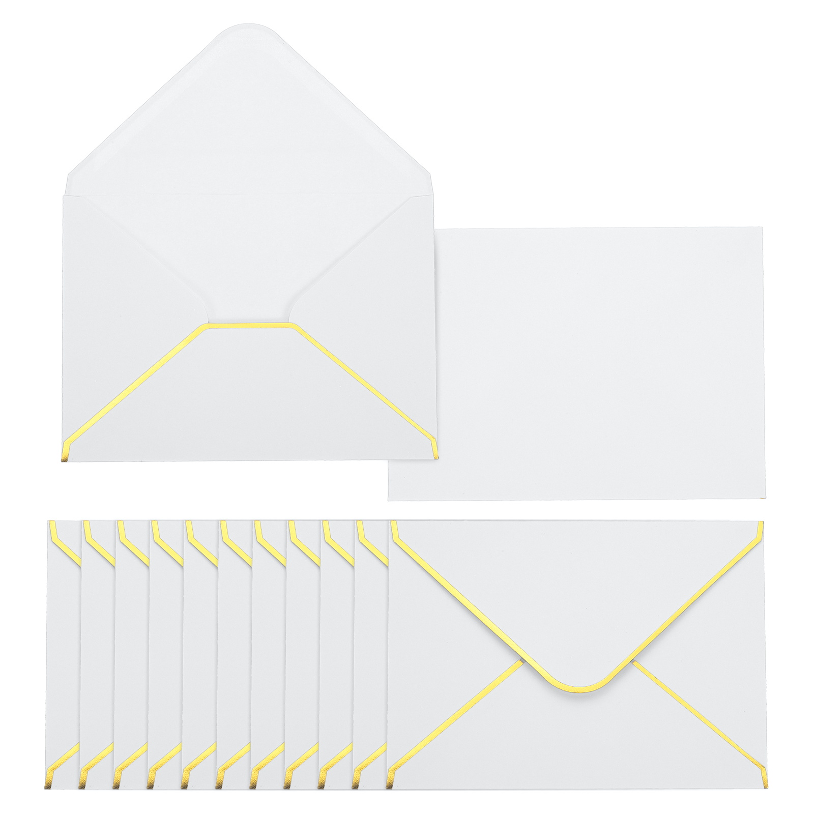 50/100Pcs A6 Envelopes 4x6 Car - Letter Envelope Kraft ulasan dan harga