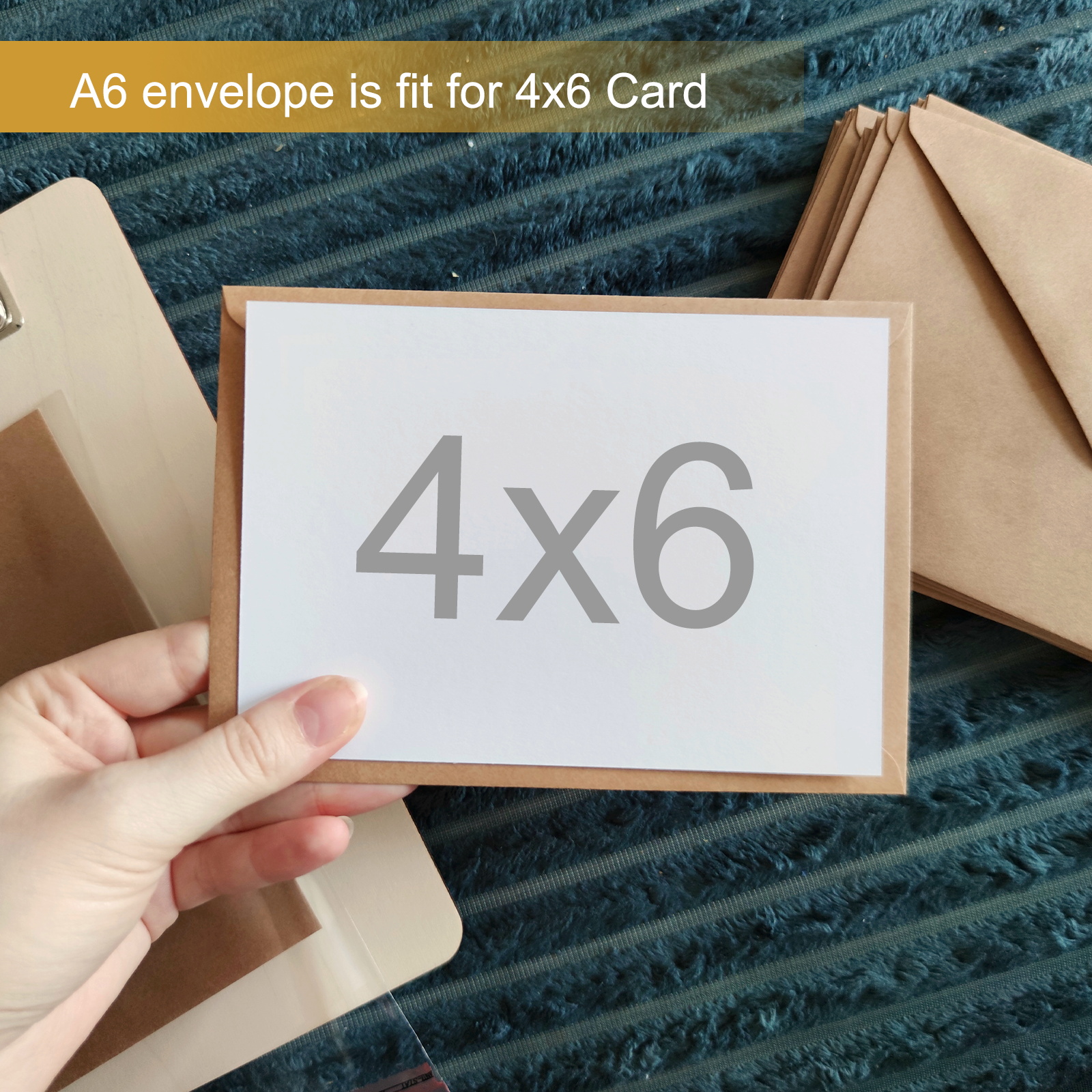 50/100Pcs A6 Envelopes 4x6 Car - Letter Envelope Kraft ulasan dan harga
