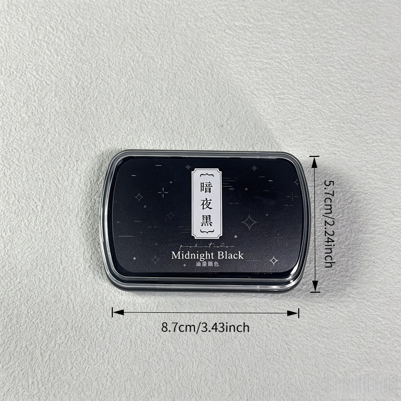 1pc Oil-Based Ink Pad, Colorfu - Self Inking Stamp ulasan dan harga