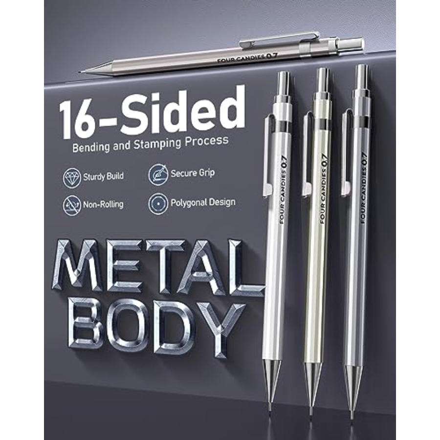 Mechanical Pencil Set with Cas - Mechanical Pencil Lead ulasan dan harga
