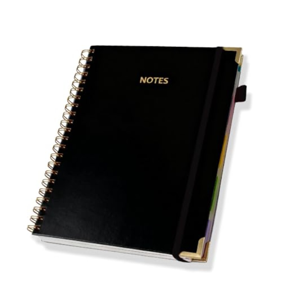 Hardcover Spiral Five Subject  - Journal Leather Hardcover ulasan dan harga