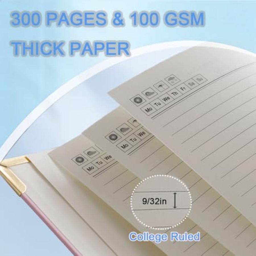 Hardcover Spiral Five Subject  - Journal Leather Hardcover ulasan dan harga