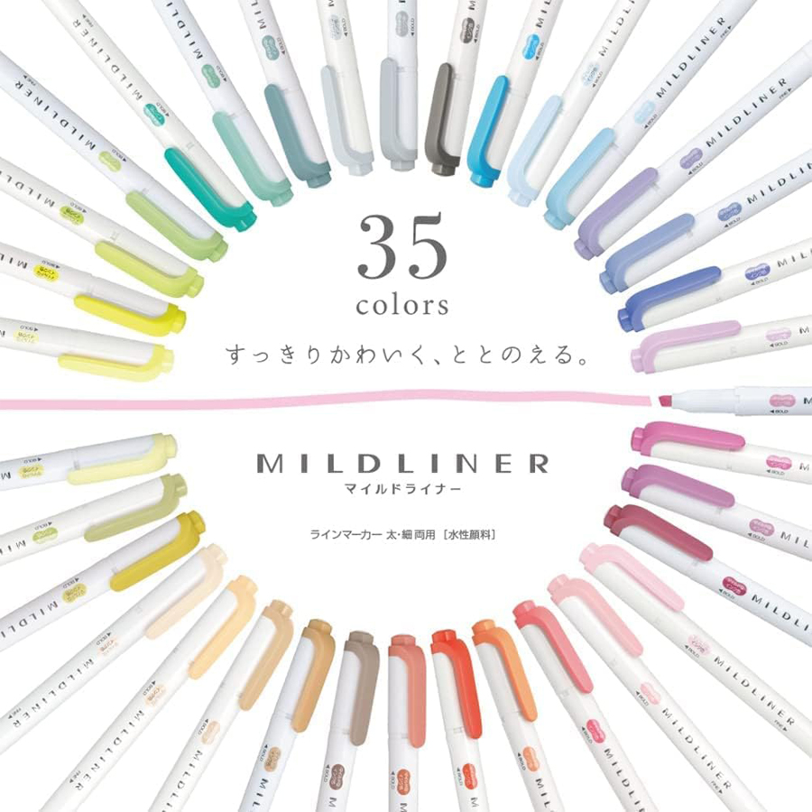 Japan ZEBRA Highlighter Pen Ne - Highlighter Set Pastel ulasan dan harga