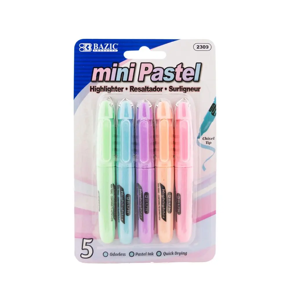 Mini Highlighter Pastel Color  - Highlighter Set Pastel ulasan dan harga