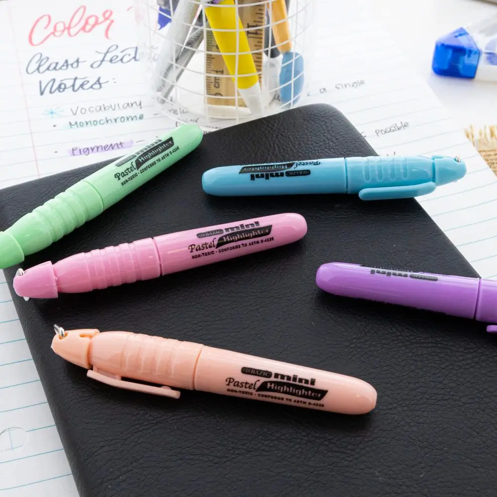 Mini Highlighter Pastel Color  - Highlighter Set Pastel ulasan dan harga