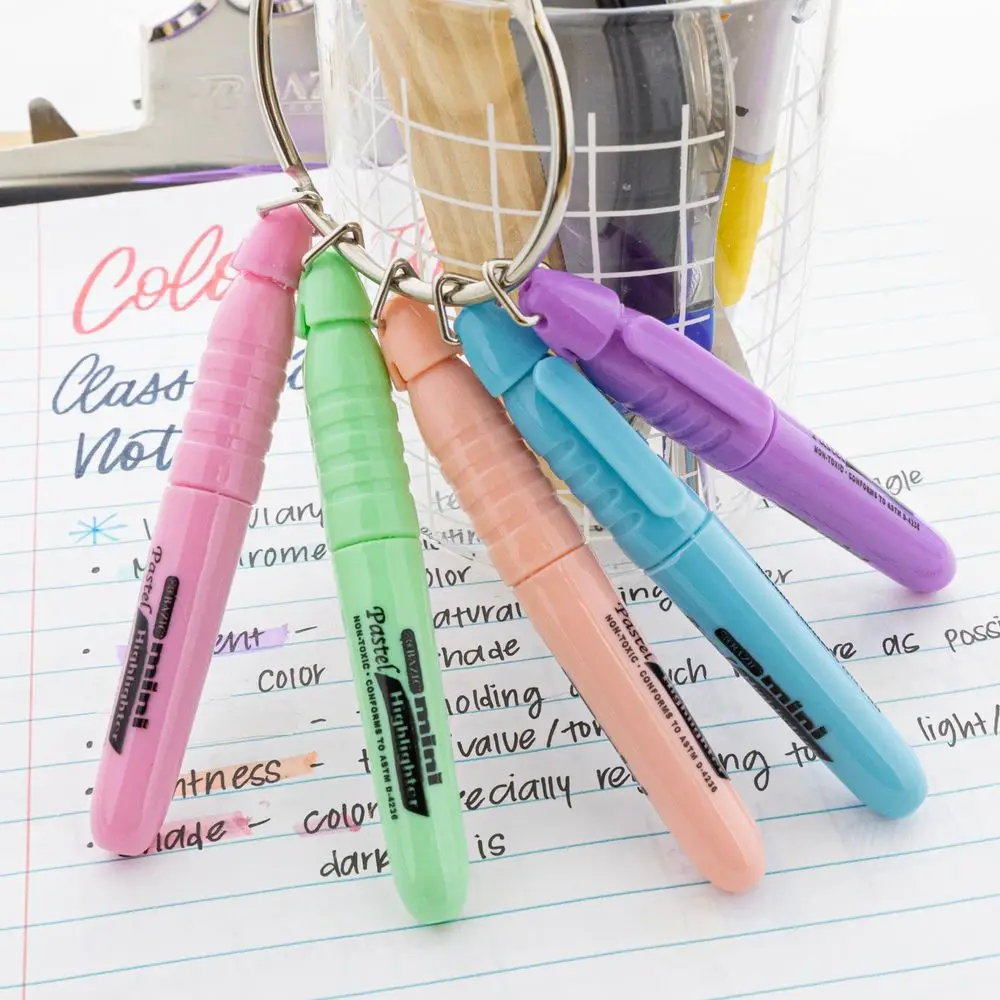 Mini Highlighter Pastel Color  - Highlighter Set Pastel ulasan dan harga