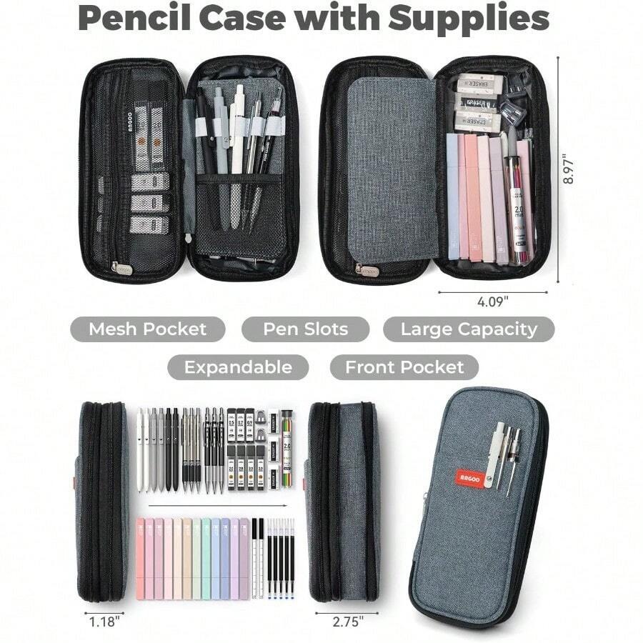 45 PCS School Supplies With Pe - Gel Ink Pen Set ulasan dan harga