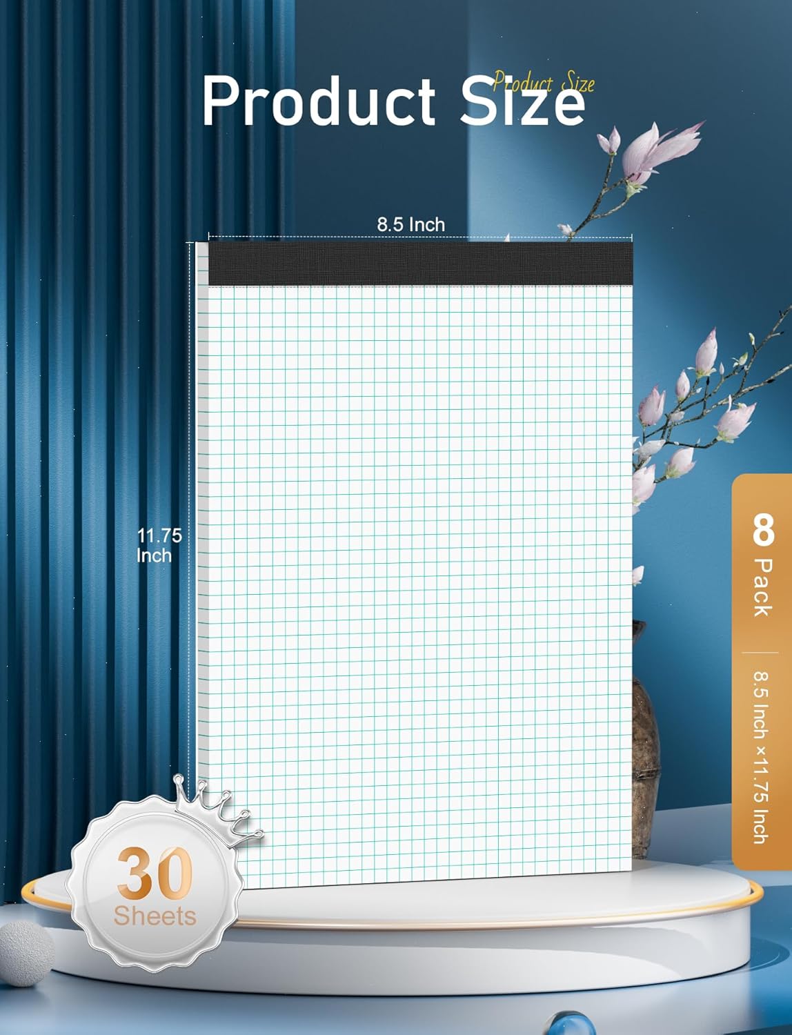 Graph Paper Pads 8.5 x 11, 8 P - Graph Paper Pad ulasan dan harga
