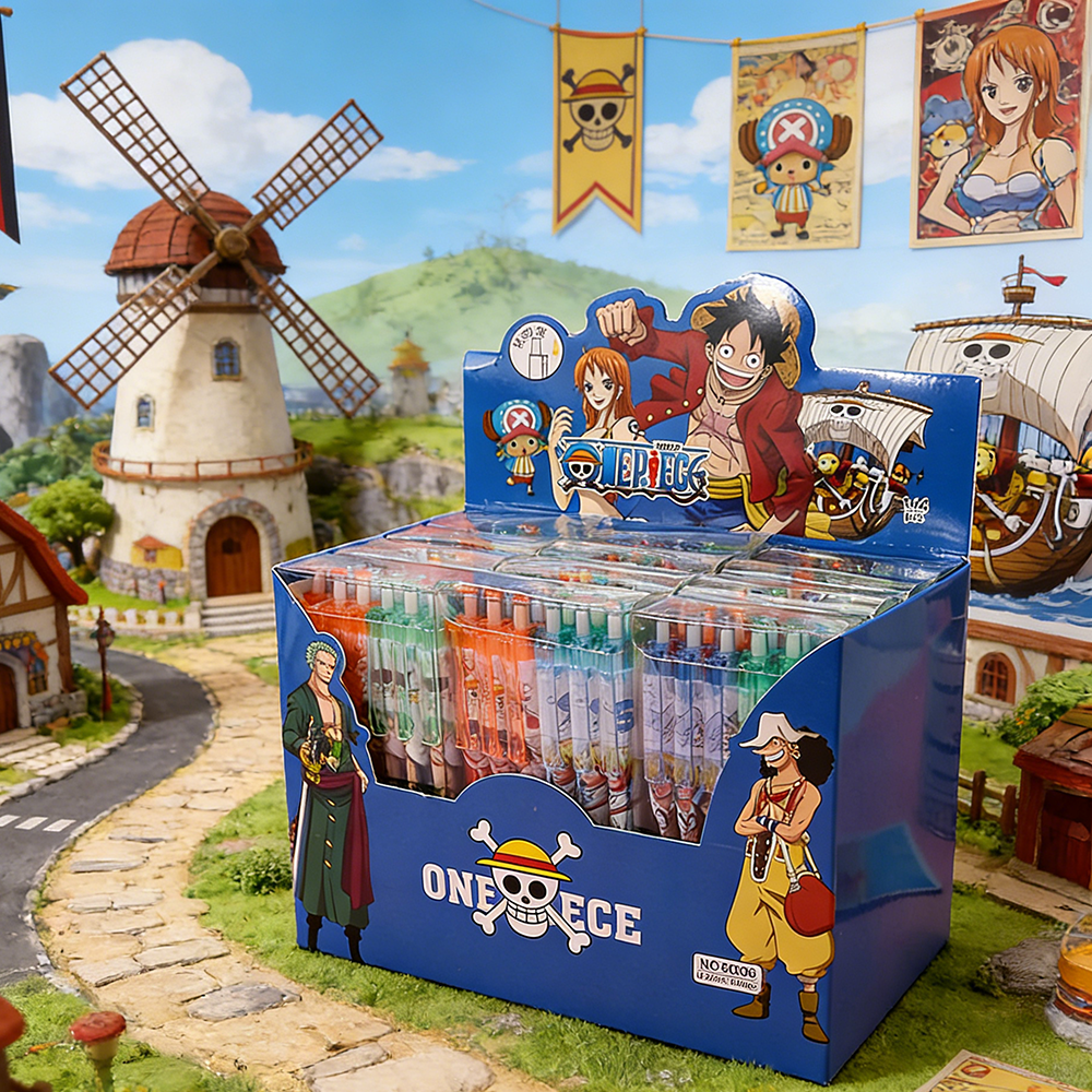 4/12/24Pcs  Anime One Piece Bl - Gel Ink Pen Set ulasan dan harga