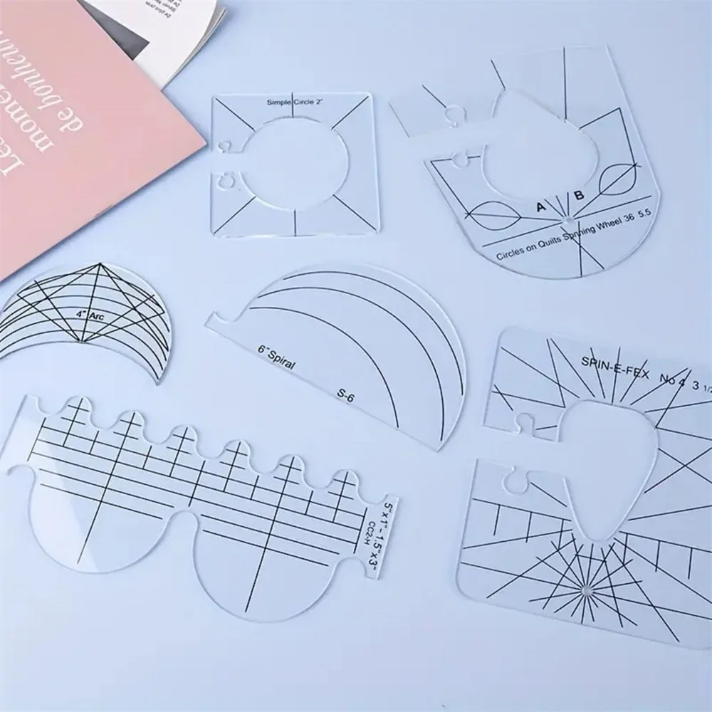 Patchwork Ruler Multifunction  - Ruler Set Transparent ulasan dan harga
