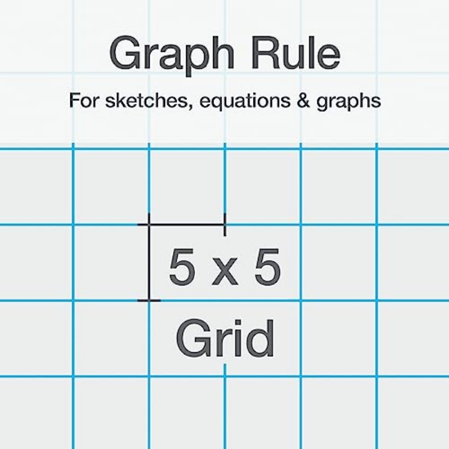 Spiral Notebook 2 Pack, 1 Subj - Graph Paper Pad ulasan dan harga