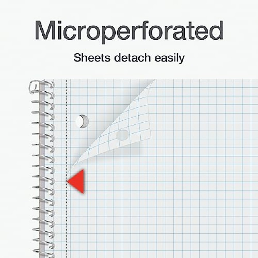 Spiral Notebook 2 Pack, 1 Subj - Graph Paper Pad ulasan dan harga