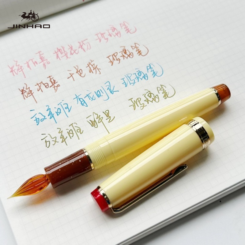 JINHAO 82 Glass Dip Pen Handcr - Fountain Pen Ink ulasan dan harga
