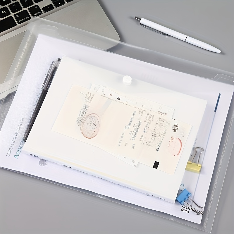 10pcs Transparent A4 Folders C - Office Stationery And Supply ulasan dan harga