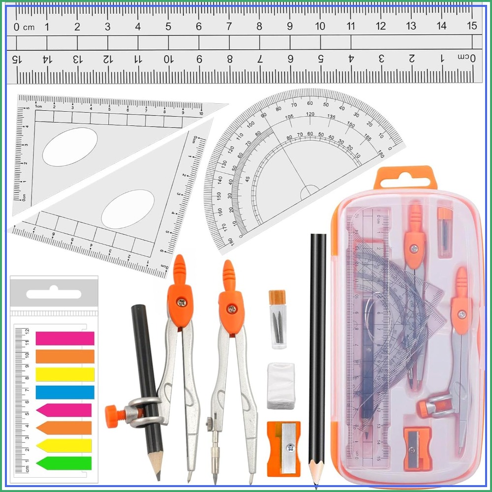 Geometry Compass Set with Prot - Compass Geometry Set ulasan dan harga