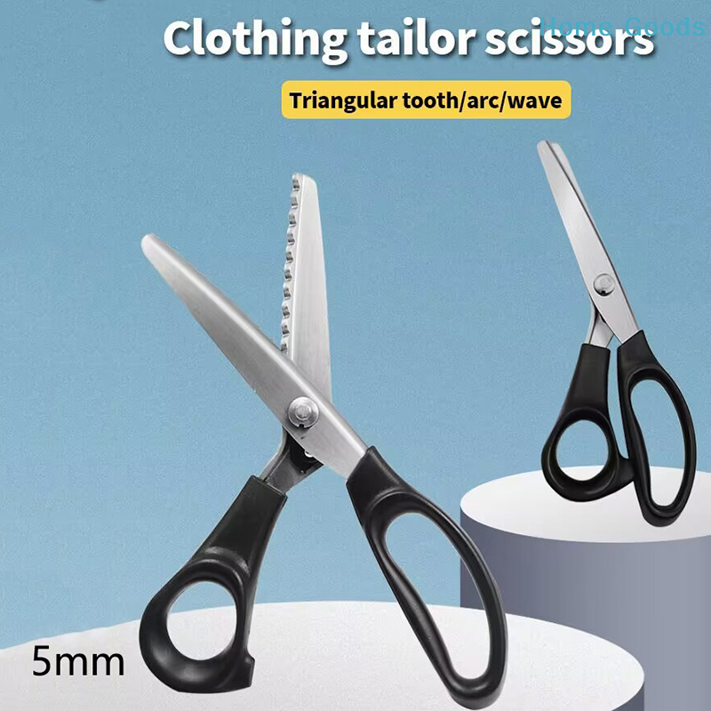 Stainless Steel Pinking Shears - Scissors Stainless Craft ulasan dan harga