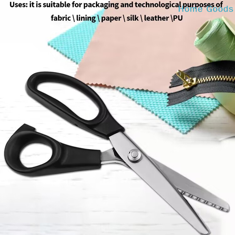 Stainless Steel Pinking Shears - Scissors Stainless Craft ulasan dan harga