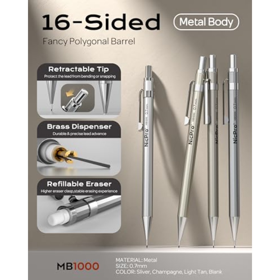 Mechanical Pencil 0.7mm with C - Mechanical Pencil Lead ulasan dan harga