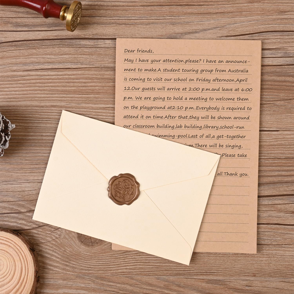 Stationery Set with Envelopes  - Letter Envelope Kraft ulasan dan harga