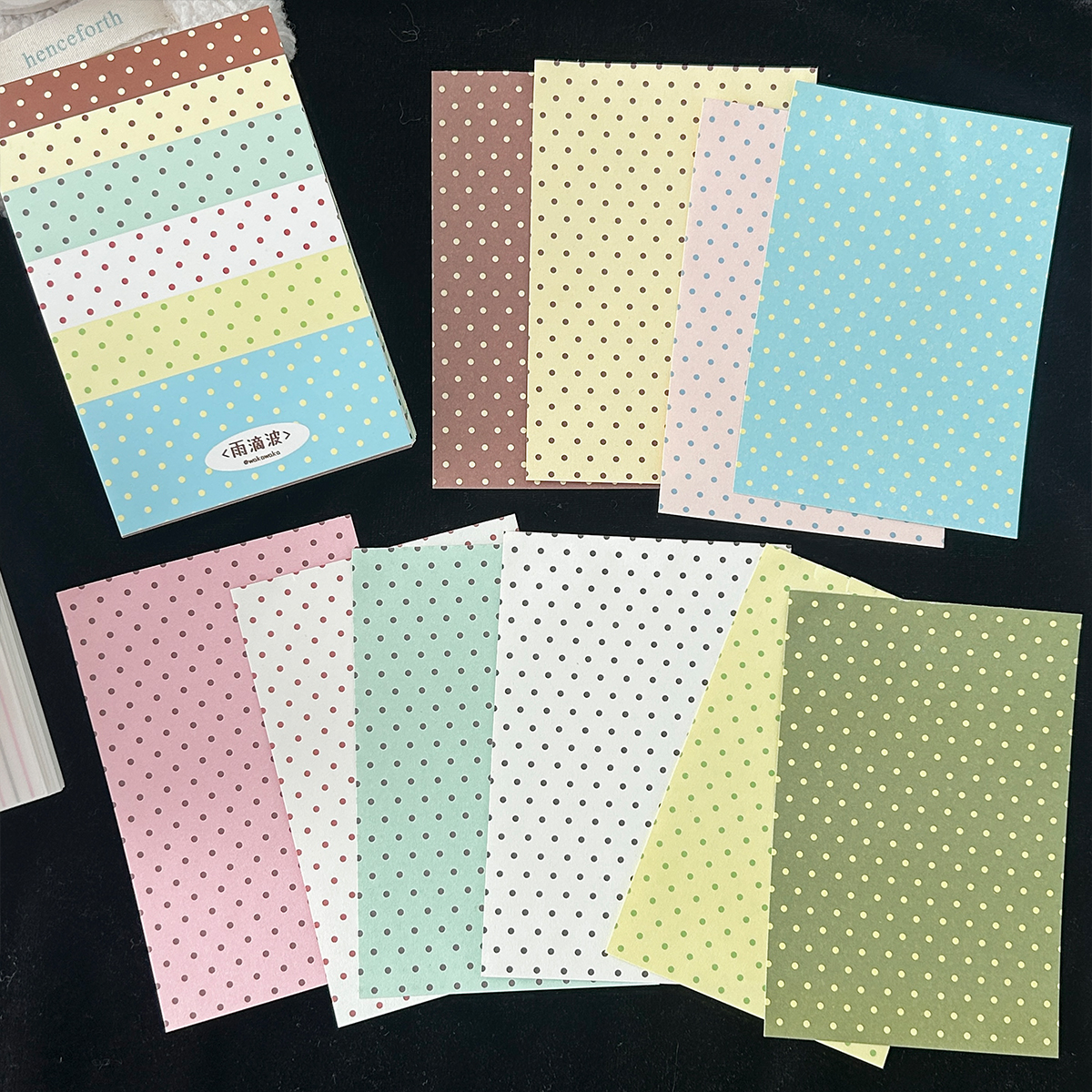 A7 Polka Dot Memo Pad Tearable - Graph Paper Pad ulasan dan harga