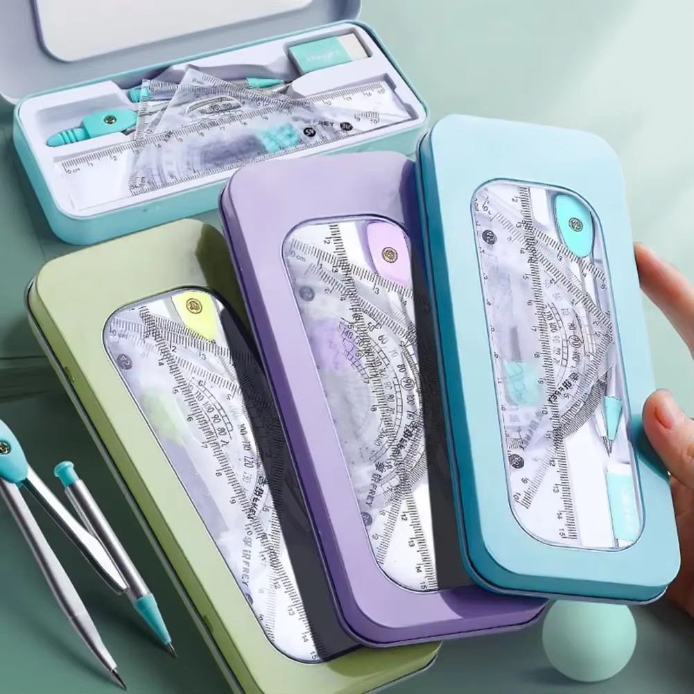 7-Piece Student Compass Protra - Compass Geometry Set ulasan dan harga